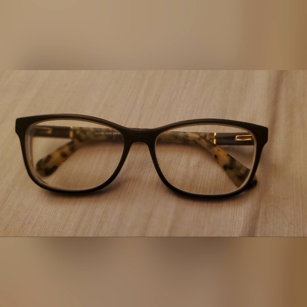 Kate Spade Black Tortoise Shell Glasses